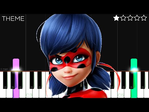MIRACULOUS LADYBUG THEME | EASY Piano Tutorial