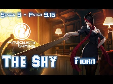 IG The Shy FIORA vs RIVEN Top - Patch 9.16 KR Ranked
