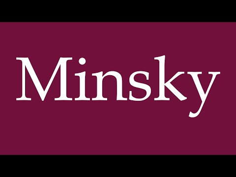 How to Pronounce ''Minsky'' Correctly in German