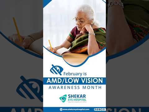 February shines a light on AMD/Low Vision Awareness, highlighting the battle against AMD.