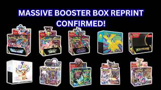MASSIVE POKEMON BOOSTER BOX REPRINT CONFIRMED! INVESTORS BEWARE!!!