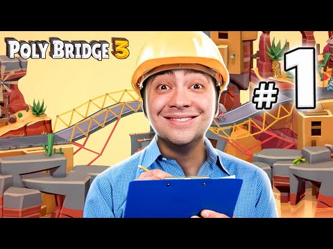alanzoka jogando Poly Bridge 3 - #1