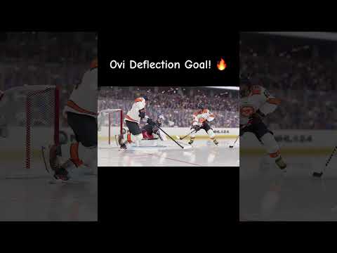 Ovi Deflection Goal! 🥵 #nhl #hockey #ovechkin #nhl24 #youtube