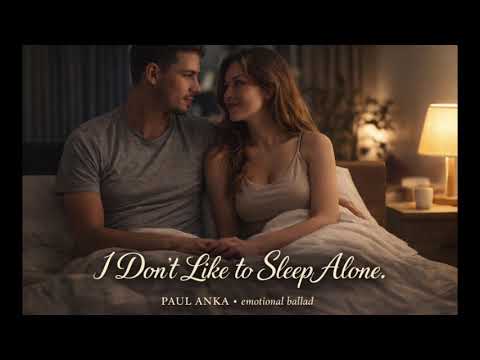 I Don’t Like to Sleep Alone – Paul Anka | emotional ballad