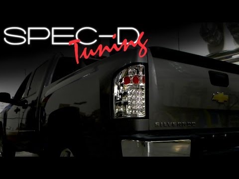 SPECDTUNING INSTALLATION VIDEO: 2007 AND UP SILVERADO LED TAILLIGHTS