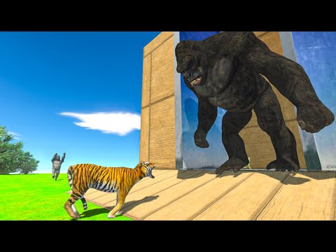 Invaders Attack Kong's House - Animal Revolt Battle Simulator