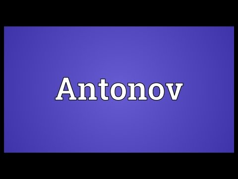 Antonov Meaning