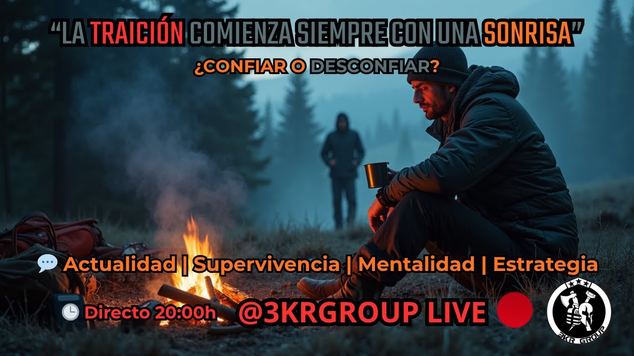 La traición siempre comienza con una sonrisa | 3KRGroup Live · Supervivencia, Confianza y Engaño