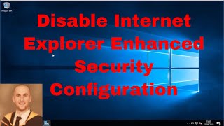 YouTube Thumbnail for How to Disable Internet Explorer Enhanced Security Configuration in Windows Server 2016