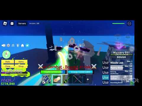 Shark v4 and dough is really broken #bloxfruits #roblox #rip_indra