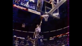 Jason Kidd RARE dunk left hand with the Mavericks 1996