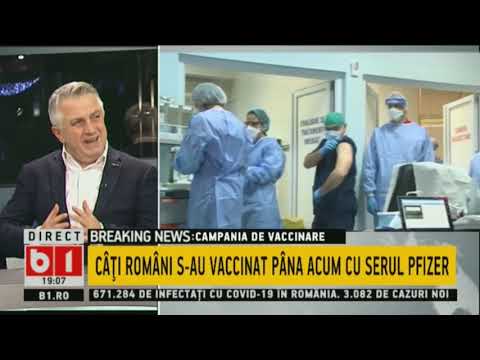 TALK B1 CU STEFAN PASCUTA: PUTIN PESTE 100.000 DE ROMANI VACCINATI IN 2 SAPT, P1/2