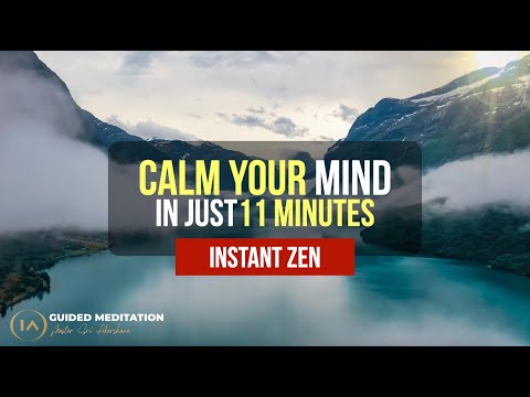 Declutter Your Mind INSTANTLY | 11 Minute Guided Meditation [INSTANT ZEN!]