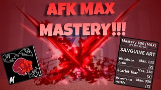This AFK mastery farming method works with ANY sword/melee!