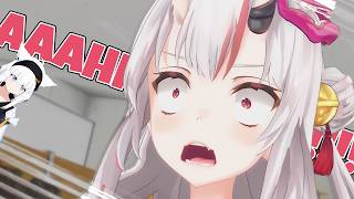 Ayame is really enjoying this game with Fubuki...