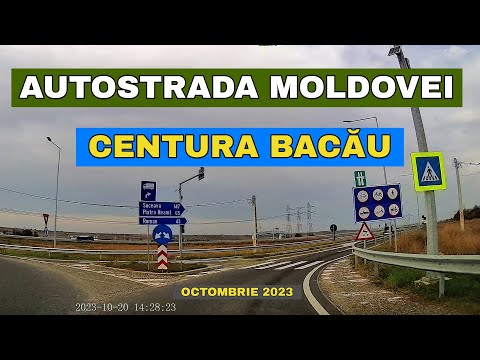 Autostrada Moldovei ruta Holt DN 2F - A7 Centura Bacau - DNVO2U - Calea Moldovei DN 15 spre Roman