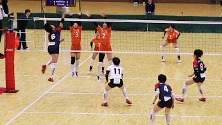 【2024春高京都決勝】京都橘vs北嵯峨　第３セット＜女子バレーボール＞