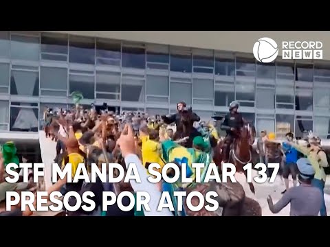 STF manda soltar 137 presos por atos de vandalismo em Brasília