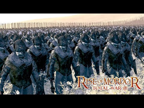 Rise Of Mordor - Isengard Uruk Hai Attack Mordor Army - Lord Of The Rings - Cinematic Battle
