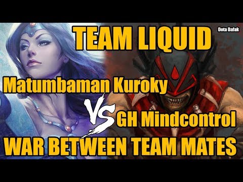 Matumbaman Kuroky VS GH Mindcontrol | WAR Between TEAM MATES - Dota 2