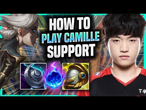 LEARN HOW TO PLAY CAMILLE SUPPORT LIKE A PRO! - T1 Keria Plays Camille Support vs Blitzcrank! |
