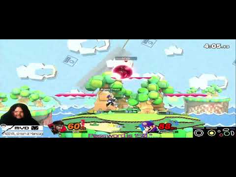 Smash Ultimate Best of 5: Trout~ (Mario) VS MVD (Snake)