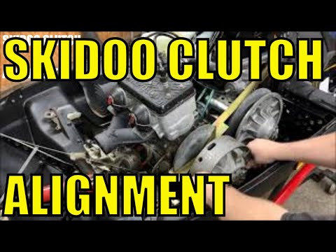 How to align the clutches on your SKIDOO snowmobile in 10 minutes