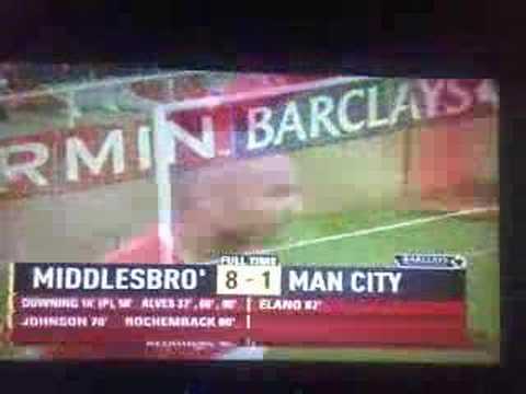 middlesbrough 8 manchester city 1