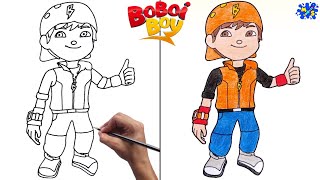 How to Draw BoBoiBoy  Step by Step