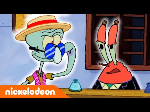 SpongeBob Schwammkopf | Thaddäus und die Krossen Türme | Nickelodeon Deutschland