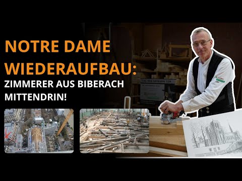 Notre Dame: Carpenters from Biberach right in the thick of it! #Carpenters #NotreDame #TimberCons...