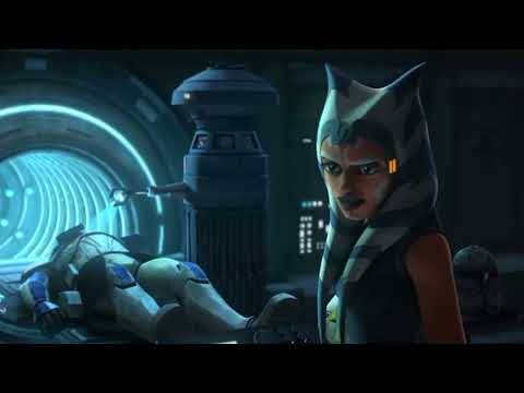Star Wars The Clone Wars Ahsoka Removes Rex's Inhibitor Chip 1080p
