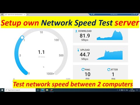 How to setup own network speed test server #speed test #techiezero