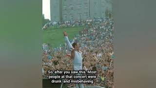 Freddie Mercury Stops Concert to Stop Fight in Audience