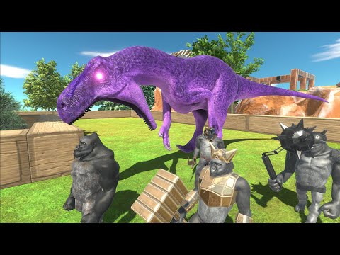 Escape from Deadly Allosaurus | Escape from monster - Animal Revolt Battle Simulator