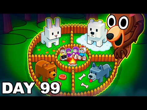 I Trapped Every Animal in 99 Nights in the Forest…