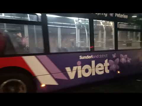 Go North East Mercedes Citaro Violet Pulls Into Park Lane Station