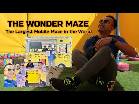 The Wonder Maze / The Largest Mobile Maze in The World #Adventure || Johnlerie Serrano