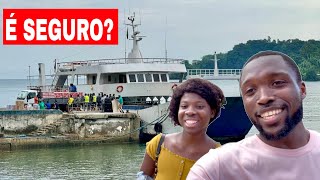 Como é viajar de BARCO entre as ilhas? Da ilha do Príncipe rumo a São Tomé 🇸🇹