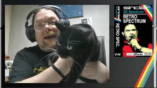 When Charlie the Cat invades the ZX Spectrum livestream