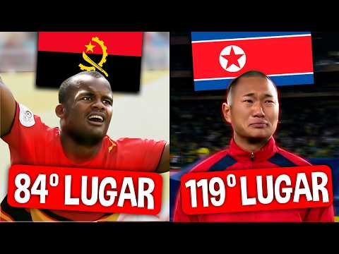 Os 10 PIORES Países que já se Classificaram pra Copa do Mundo