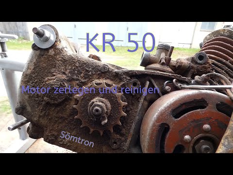 Simson KR 50 Motor zerlegen und reinigen Teil 1 #KR50 #Simson #Sömtron