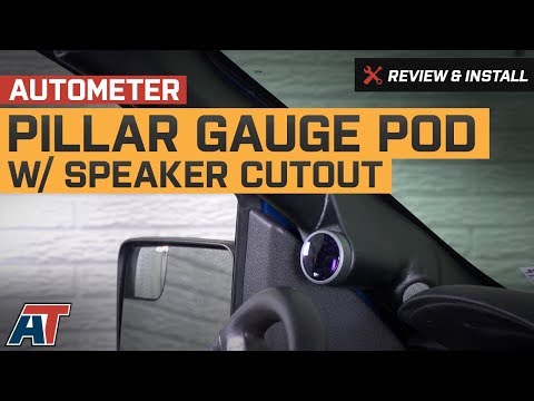 2009-2014 F150 Auto Meter Pillar Gauge Pod w/ Speaker Cutout Review & Install: