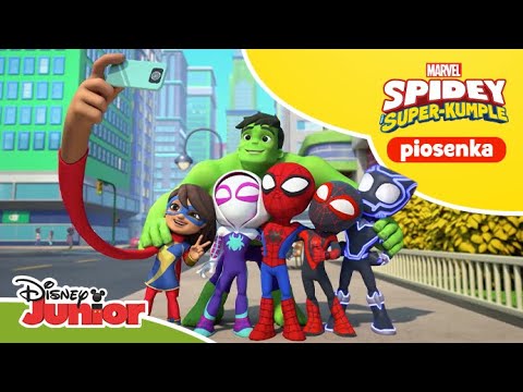 🎵 Piosenka Pajęczej Drużyny! | Spidey i super-kumple | Disney Junior Polska