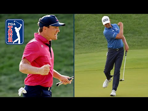 Every shot from epic 8-hole playoff: English vs. Hickok at Travelers