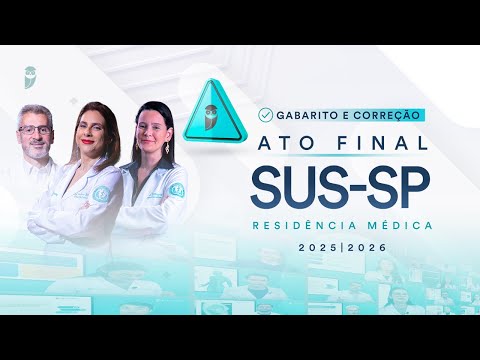 Gabarito SUS-SP Residência Médica 2025/26