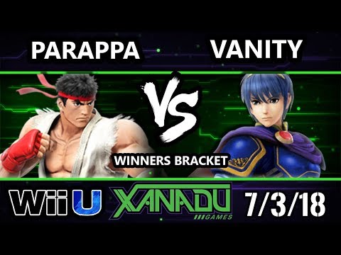 S@X 257 Smash 4 - Parappa (Ryu) Vs. Vanity (Marth) - Wii U Winners Bracket