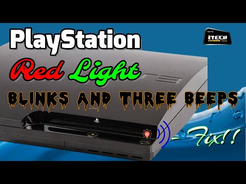 PS3 Slim Red Light Blinks And Three Beeps