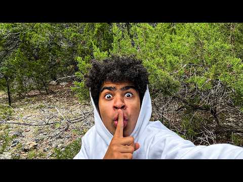 I Snuck Into Our Forest At NIGHT...