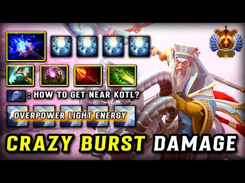 CRAZY BURST DAMAGE MID GOD Keeper of the Light | LVL5 Dagon + Ethereal Blade Build | 7.38c DOTA 2